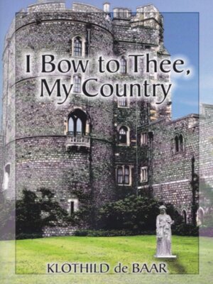 cover image of I Bow to Thee, My Country